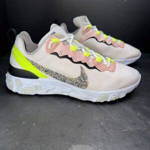 Size 7.5- Womens Nike‎ React Element 55 Premium Pink Stardust Running